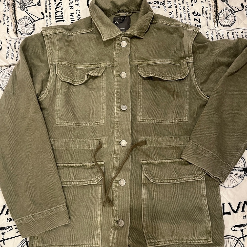 Olive Green Womens Jacket